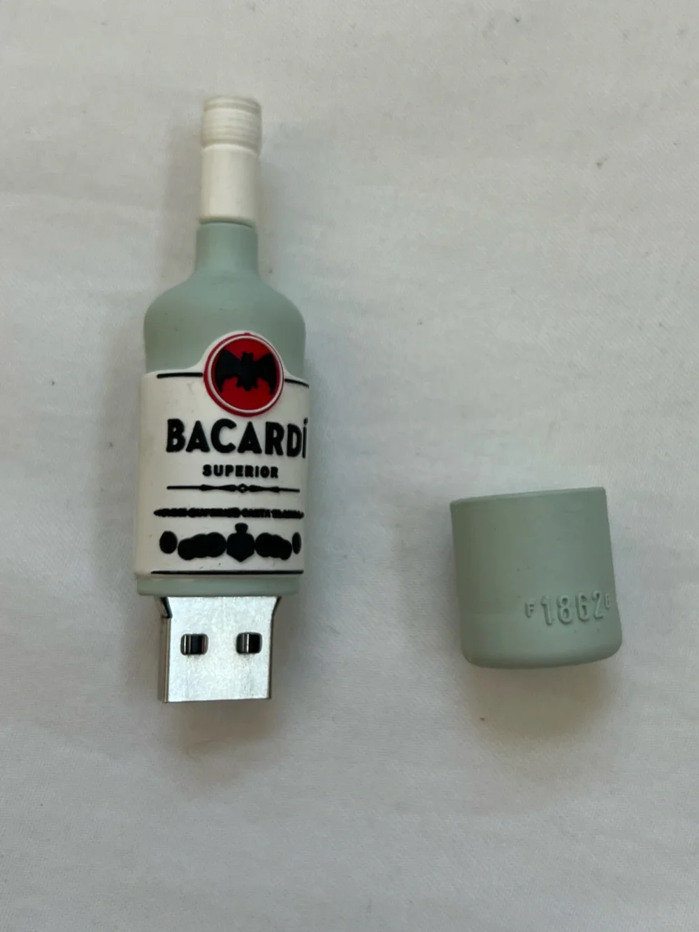 Bacardi Rum Journal Notebook Leather USB Drive Bottle and Pen Notes Promotional